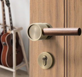 Khoá cửa Phòng kết hợp Tay gạt gỗ mã BAGB màu Rêu Khoá cửa Phòng kết hợp Tay gạt gỗ mã BAGB màu Rêu