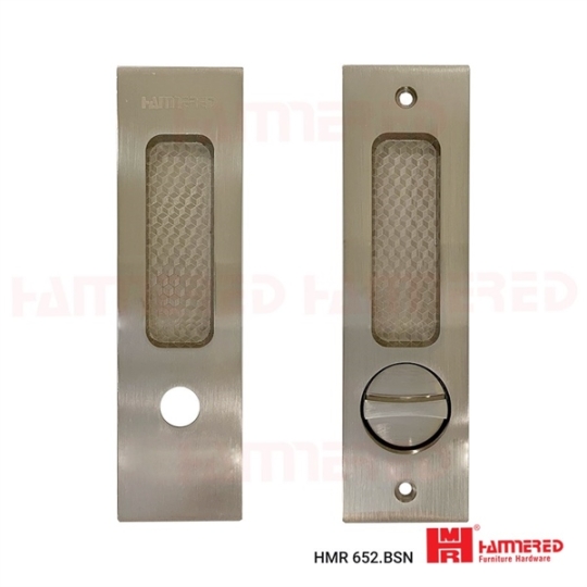 Bộ khóa cửa lùa Hammered 652 BSN - Bộ
