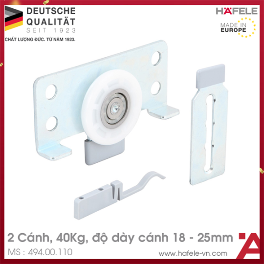 Phụ Kiện Cửa Trượt Slido Classic 40 IF AA Hafele 494.00.110 - Bộ