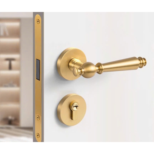 Khoá cửa Phân thể  vàng đồng cao cấp  mã BR122- Dòng A