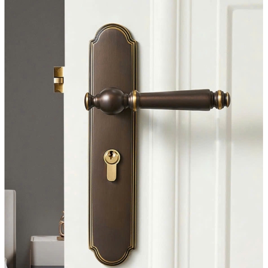Khoá cửa phòng  Đồng thau Mã  BR122- Dòng B