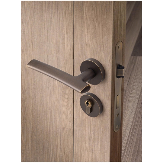 Khoá cửa Phân thể bằng đồng cao cấp  mã BL1202- Màu Đồng rêu