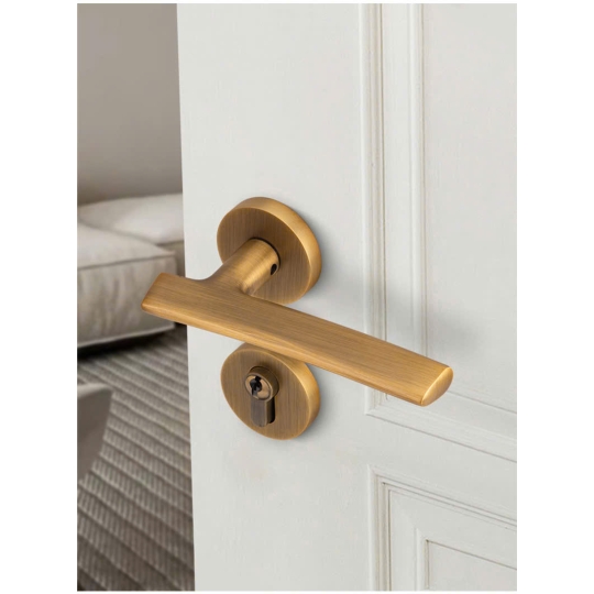 Khoá cửa Phân thể  Bằng  đồng cao cấp  mã BL1202 - Màu vàng rêu