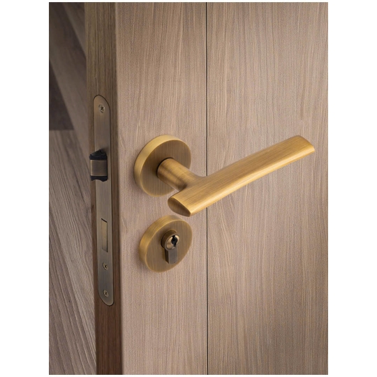 Khoá cửa Phân thể  Bằng  đồng cao cấp  mã BL1202 - Màu vàng rêu