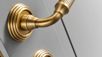 KHOÁ CỬA PHÒNG CỔ ĐIỂN BẰNG ĐỒNG BR20195