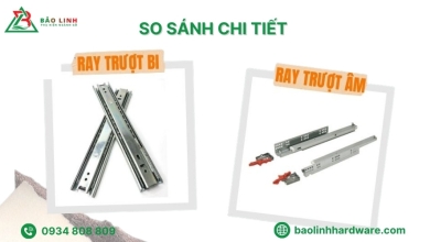 So sánh ray trượt bi và ray trượt âm: Lựa chọn nào phù hợp?