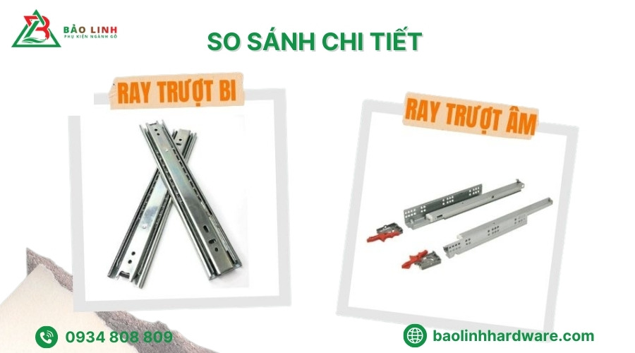 Tổng quan về bản lề tủ gỗ và ray trượt trong nội thất hiện đại