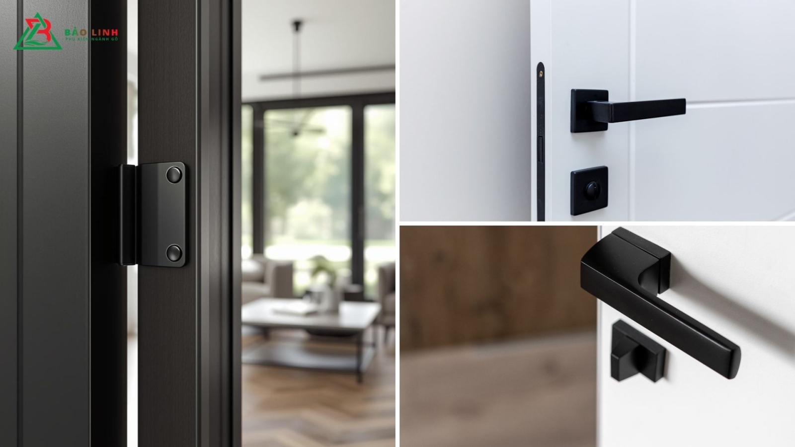 Phụ kiện kim loại trong phong cách công nghiệp hiện đại