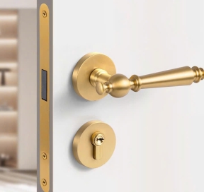 Khoá cửa Phân thể  vàng đồng cao cấp  mã BR122- Dòng A