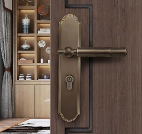 Khoá cửa Phân thể bằng đồng Cao cấp  mã 58H072 - Màu Đồng Cổ