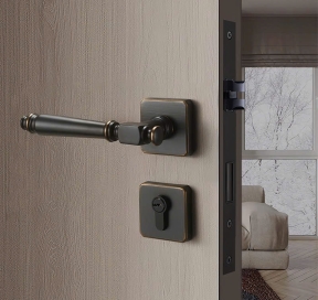 Khoá cửa Phân thể  bằng đồng Dòng   FRENCH RETRO   - Màu Đen