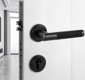 Khoá cửa phòng bằng Đồng cao cấp màu đen BR3-2265 Khoá cửa phòng bằng Đồng cao cấp màu đen BR3-2265
