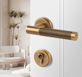Khoá cửa phòng bằng Đồng cao cấp Màu Đồng BR3-2265 Khoá cửa phòng bằng Đồng cao cấp Màu Đồng BR3-2265