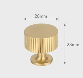 Tay Núm Đồng thau mã 6671 - Màu Vàng