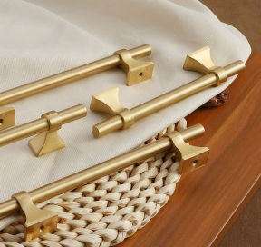 Tay nắm Đồng thau  kiểu Pháp BL 03 - Màu Vàng