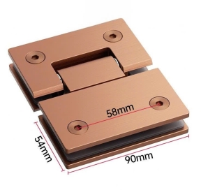 BẢN LỀ CABIN KÍNH WC 180 ĐỘ -  MÀU HỒNG 