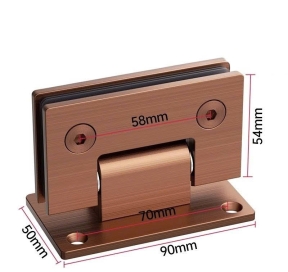 BẢN LỀ CABIN KÍNH WC 90  ĐỘ -  MÀU HỒNG