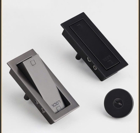 Khoá Cửa lùa Dạng Pus - Pull Ẩn DT 35 - 45