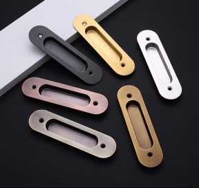 Tay nắm Âm Móc cửa lùa Hợp Kim - Dạng Móc Oval