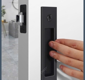 Khóa cửa trượt ẩn  Mã  PBT 160 -  Màu đen