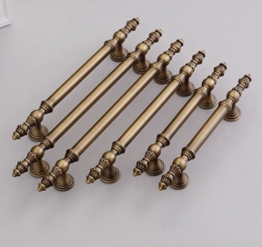 Tay nắm Tủ dạng Bằng Đồng Thau Cao Cấp -  03