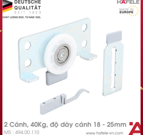 Phụ Kiện Cửa Trượt Slido Classic 40 IF AA Hafele 494.00.110 