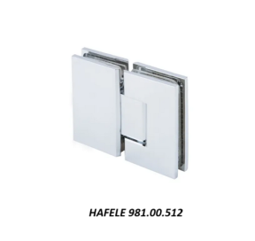 Bản Lề Kính-Kính 180º Hafele 981.00.512 Bản Lề Kính-Kính 180º Hafele 981.00.512