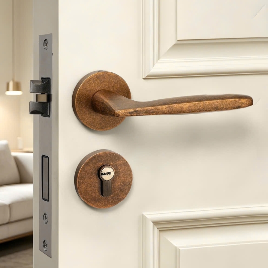 Khóa cửa Phòng Mã 58F67 - Màu Đất sét