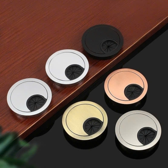 NẮP LUỒN DÂY ĐIỆN HỢP KIM CAO CẤP- MÀU ĐỒNG