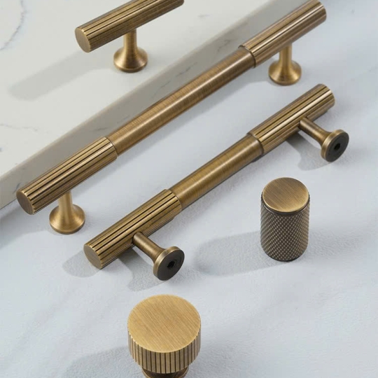 Tay nắm Đồng thau Retro kiểu Pháp Cổ điển BL8890