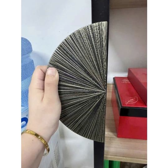 TAY NẮM CỬA CHÍNH BÁN NGUYỆT VÂN KHÍA - MÀU RÊU