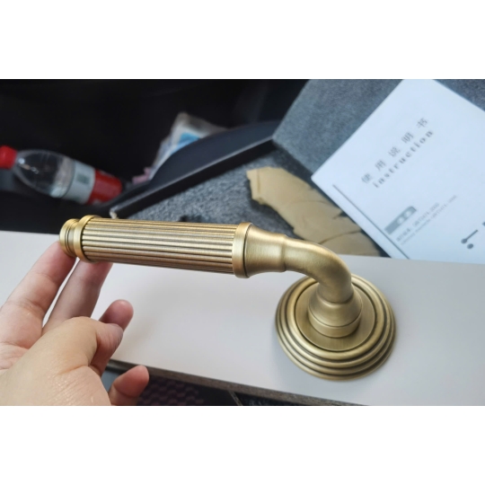  Khoá cửa  Phân thể  Đồng cao cấp Màu Đồng BR2019 Rêu