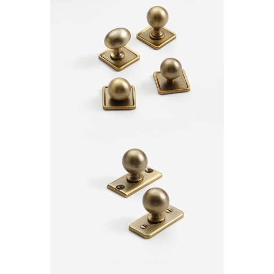 Tay nắm Núm Tủ Đồng Pháp kèm đế