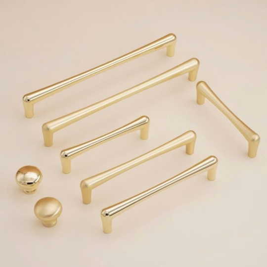 Tay nắm Hợp kim   Cao Cấp - Mã 7386 - Màu Vàng Bóng