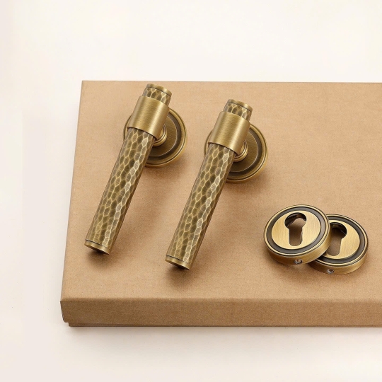 Khoá cửa Phân thể  Đồng cao cấp Màu Đồng Pháp Mã 72F101329