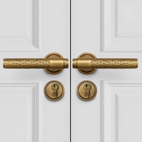 Khoá cửa Phân thể  Đồng cao cấp Màu Đồng Pháp Mã 72F101329