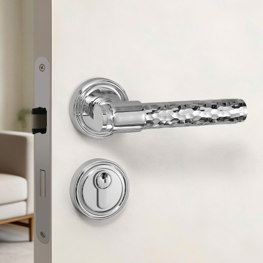  Khoá cửa Phân thể  Đồng cao cấp Màu Trắng mã 72F101329