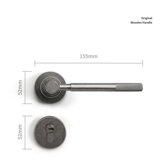 Khóa cửa Phòng Mã 72F123 - Màu Đen