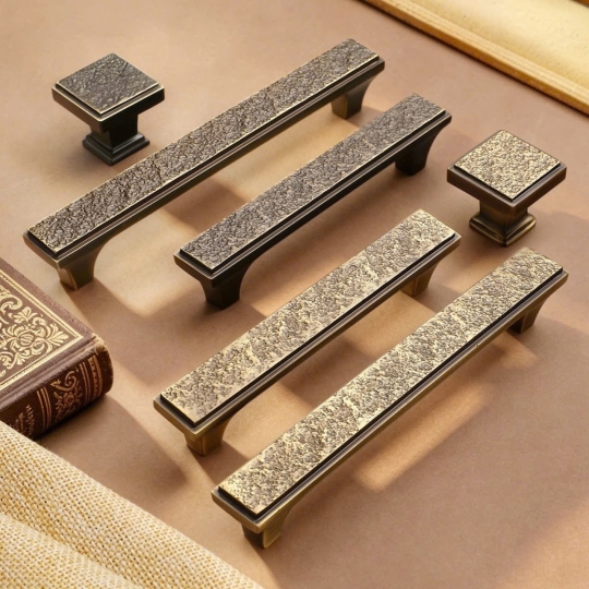 Tay nắm Tủ đồng Thau Mã  T1635