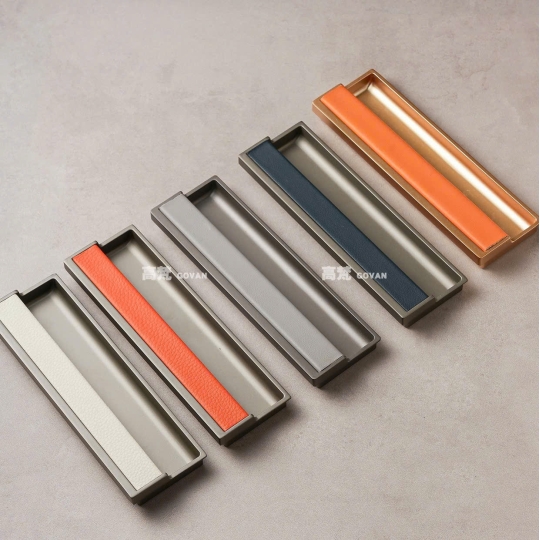 Tay nắm Hợp kim Bọc da  Cao Cấp  Mã 6158