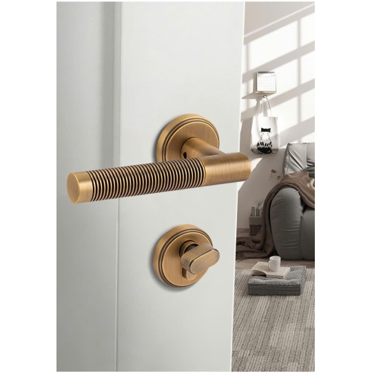  Khoá cửa  phòng bằng Đồng cao cấp Màu Đồng BR3-2265 