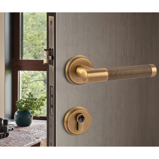  Khoá cửa  phòng bằng Đồng cao cấp Màu Đồng BR3-2265 