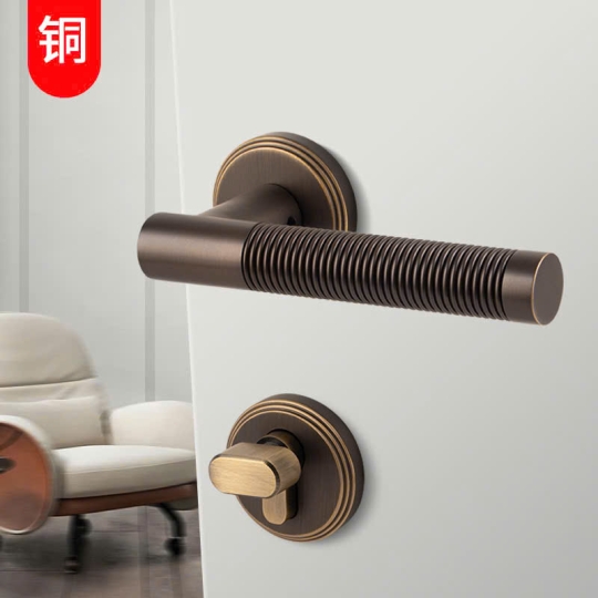 Khoá cửa  phòng bằng Đồng cao cấp Màu Rêu BR3-2265