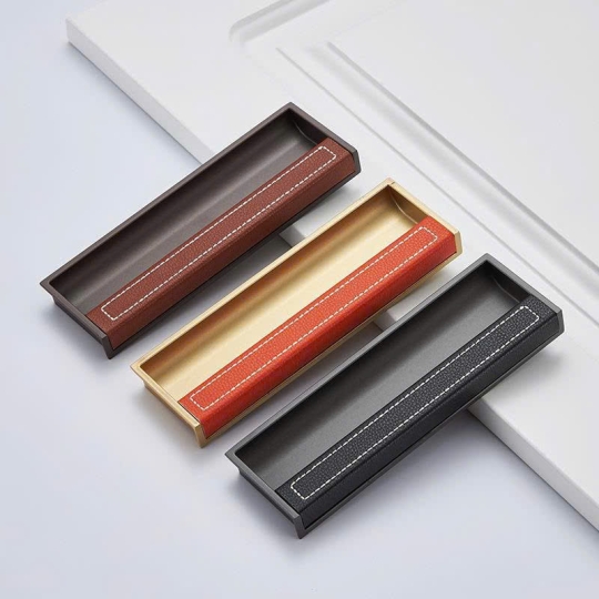 Tay nắm âm Hợp kim Cao Cấp kết Hợp Da TN6571 