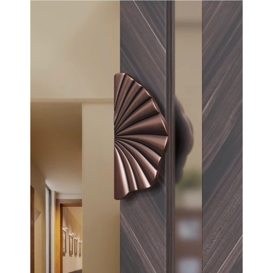 Tay nắm Cửa Bán nguyệt Nhôm GY2602