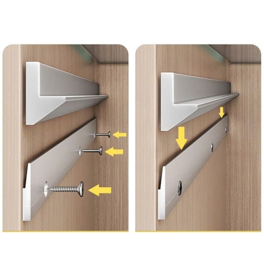  Hệ Nhôm đỡ kệ Kính Cao Cấp