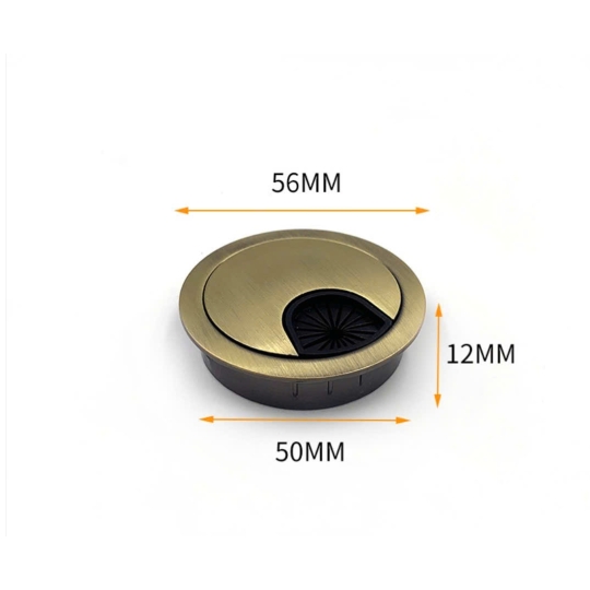 NẮP LUỒN DÂY ĐIỆN HỢP KIM CAO CẤP- MÀU RÊU