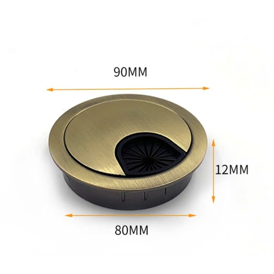 NẮP LUỒN DÂY ĐIỆN HỢP KIM CAO CẤP- MÀU RÊU