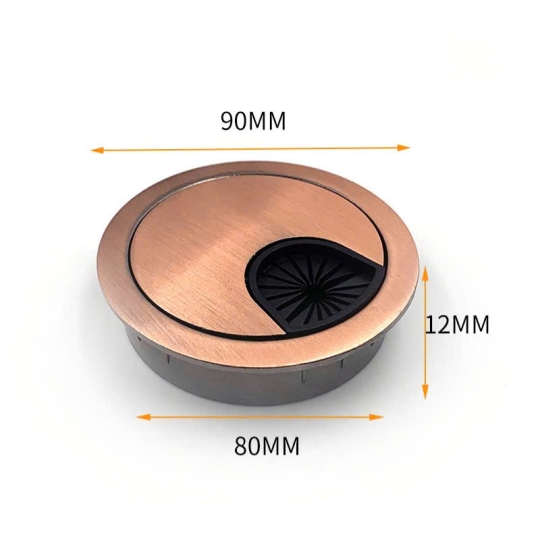 NẮP LUỒN DÂY ĐIỆN HỢP KIM CAO CẤP- MÀU ĐỒNG