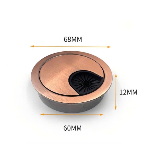 NẮP LUỒN DÂY ĐIỆN HỢP KIM CAO CẤP- MÀU ĐỒNG